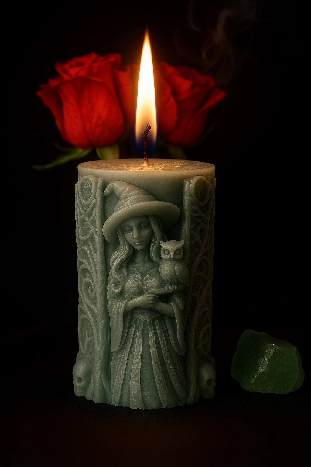 The Grove Keeper and Owl Candle